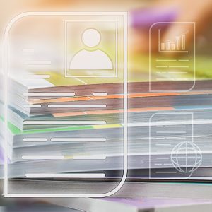 Digital report graphics with written report