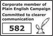 Plain English logo
