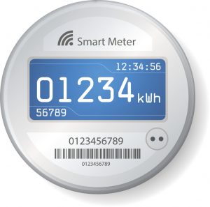 The front of the smart meter